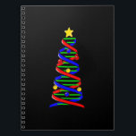 Carnet DNA Helix Christmas Tree Life Science Biologie<br><div class="desc">DNA Helix Christmas Tree Life Science Biologie</div>