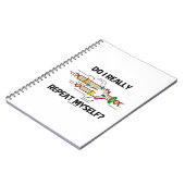 Carnet Do I Really Repeat Myself (Côté gauche)