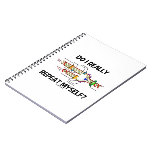 Carnet Do I Really Repeat Myself (Côté gauche)
