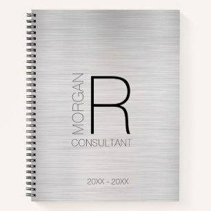 Carnet do-it-yourself Monogramme Nom de la profession Dat