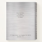 Carnet do-it-yourself Monogramme Nom de la profession Dat (Dos)