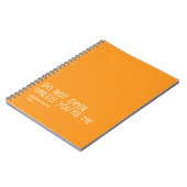 Carnet Do Not Open Unless You’re Me Notebook – Funny  (Côté gauche)