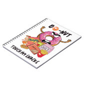 Carnet Do-nut touche mes snacks (Côté gauche)