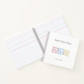 Carnet "Do Re Mi" Blocs pour bébés musicaux Diary Scrapbo (Intérieur)