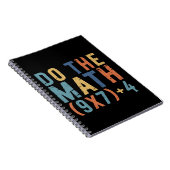 Carnet Do The Math 67 Meme Funny Six Seven Teacher  (Côté Droit)
