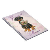 Carnet Doberman Pinscher Heart Mom (Côté Droit)