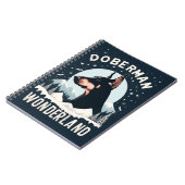 Carnet Doberman Wonderland - Thème Amoureux des chiens en (Côté gauche)