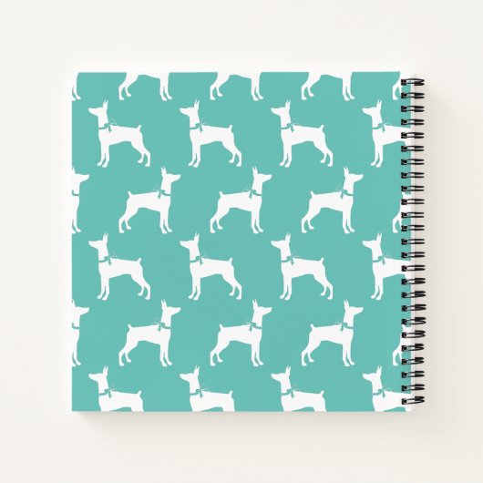 Carnet Dobermann Pinscher Chien Chien Puppy Dobie (Dos)