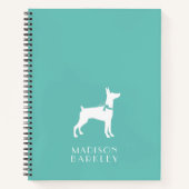 Carnet Dobermann Pinscher Chien Chien Puppy Dobie (Devant)