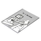 Carnet Docteur avec pied de contrôle de stéthoscope (Côté gauche)