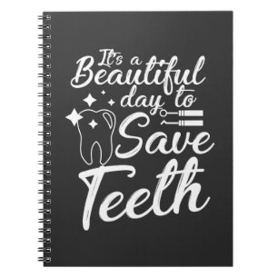 Carnet Docteur Gift Beautiful Day de dentiste pour sauver