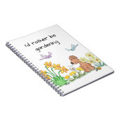 Carnet Dog in Flower Garden (Côté Droit)