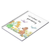 Carnet Dog in Flower Garden (Côté gauche)