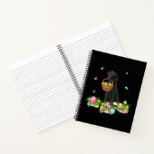 Carnet Dog Lover | Bunny Black Labrador Dog & Easter Eggs (Intérieur)