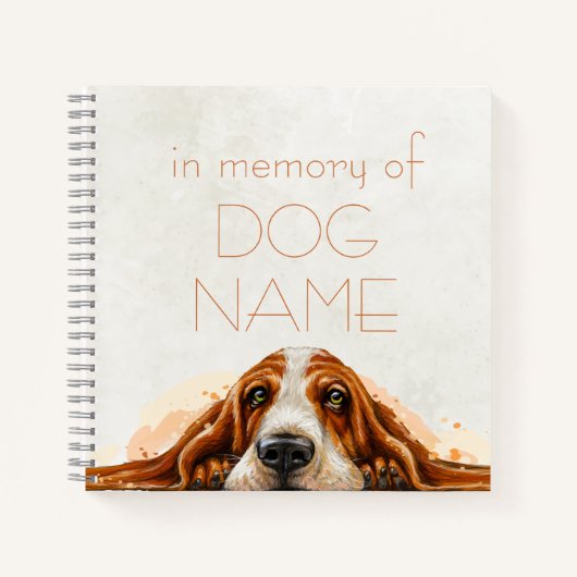 Carnet Dog Memorial (Devant)