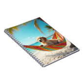 Carnet Dog Relaxing en Hammock (Côté Droit)