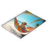 Carnet Dog Relaxing en Hammock (Côté gauche)