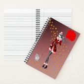Carnet Dog Walker Automne Feuilles rouges (À l'intérieur)