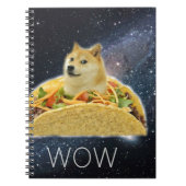 Carnet doge space taco meme (Devant)