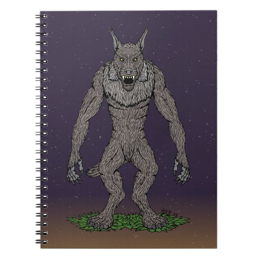 Carnet Dogman Cryptid ou Werewolf (Devant)