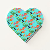 Carnet d'oiseaux australiens Abstraits Blue Wren (Dos)