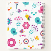 Carnet d'oiseaux motif (Dos)