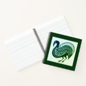 Carnet d'oiseaux verts inspiré de la Grèce mycénie (Intérieur)