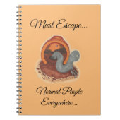 Carnet Doit Échapper..La Créature Pointée (Devant)