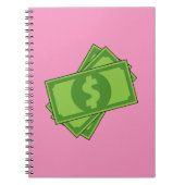 Carnet Dollar de l'argent du dessin (Devant)