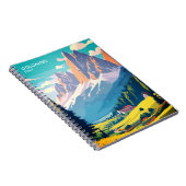 Carnet Dolomites Italie Vintage voyage (Côté Droit)