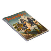 Carnet Dolomites Vintage (Côté Droit)