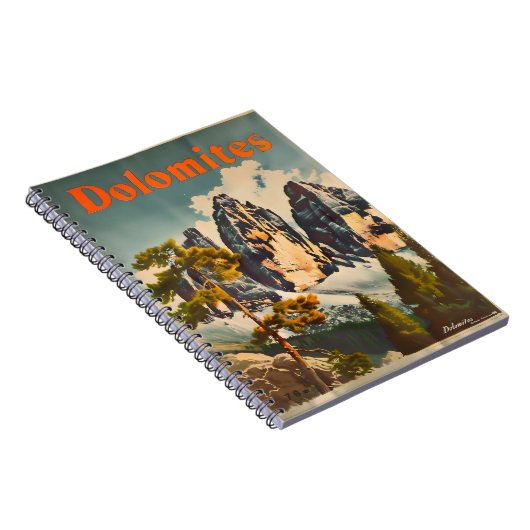 Carnet Dolomites Vintage (Côté Droit)