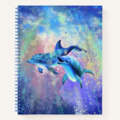 Carnet Dolphin en couple (Devant)