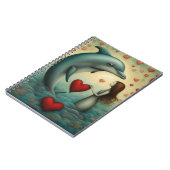 Carnet Dolphin Love 1 (Côté gauche)