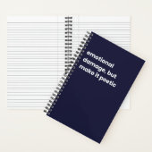Carnet Dommages émotionnels (À l'intérieur)
