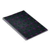 CARNET DOMMASK SKULT TURQUOISE PURPLE (Côté Droit)