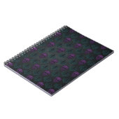 CARNET DOMMASK SKULT TURQUOISE PURPLE (Côté gauche)