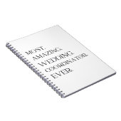 Carnet Don du coordinateur mariage du planificateur de la (Côté Droit)