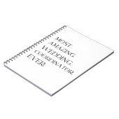 Carnet Don du coordinateur mariage du planificateur de la (Côté gauche)