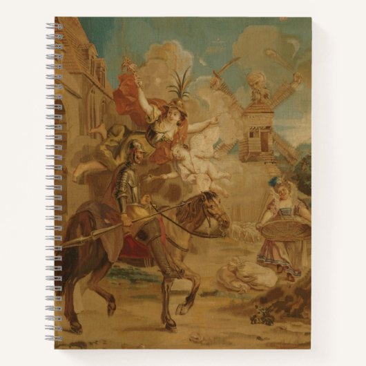 Carnet Don Quixote Guided by Folly, 18th century tapestry (Devant)