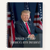 Carnet Donald J. Trump 45e président Keepsaké (Devant)