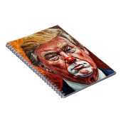 Carnet donald trump clown (Côté Droit)
