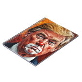 Carnet donald trump clown (Côté gauche)