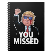 Carnet Donald Trump vous a manqué (Devant)