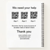 Carnet Donation Collection conseil pot ajouter votre q r  (Dos)