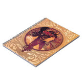 Carnet Donna Orechini par Alphonse Mucha (Côté gauche)