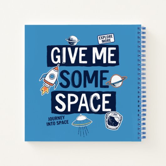 Carnet Donne-Moi De L'Espace (Dos)