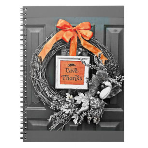 Carnet Donnez Merci Wreath