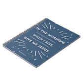 Carnet Donnez-moi Jésus typographique personnalisée Dévot (Côté gauche)