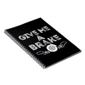 Carnet Donnez-moi une pause (cassé) jeu de mots idiot (Côté Droit)